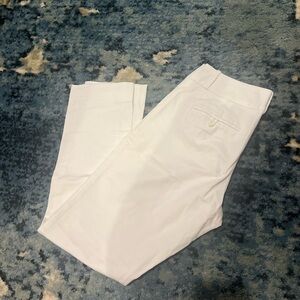 The Limited Cropped White Pants